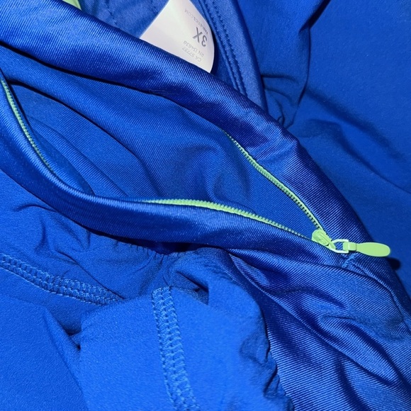 Fabletics run shorts running 3x NEW austyn zip back pocket liner shorts mid rise - Picture 5 of 5